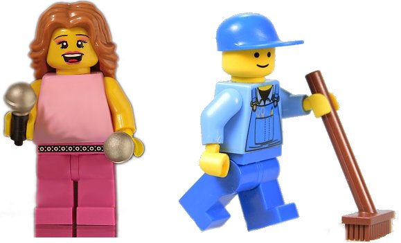 Lego figurines